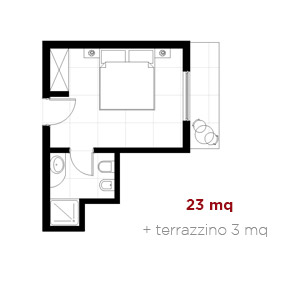 Planimetria Camera Superior